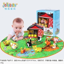 jollybabyjoy gaming blanket baby early to teach Cubb book baby 0-1-3-year-old child parenting toy