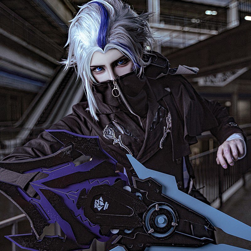 王者荣耀cos服兰陵王cos默契交锋玫瑰行动兰陵王cosplay游戏服饰