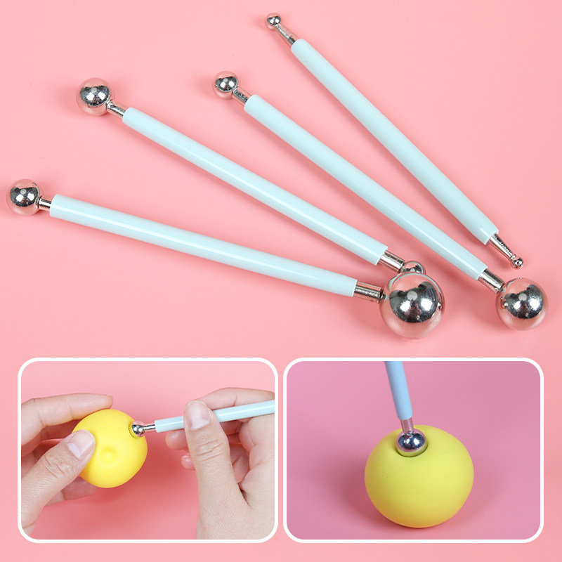 超轻黏粘土压痕笔丸棒 软陶艺石粉美国土精雕油泥diy手办面塑工具,淘宝优惠券,粉丝福利购,淘宝优惠卷