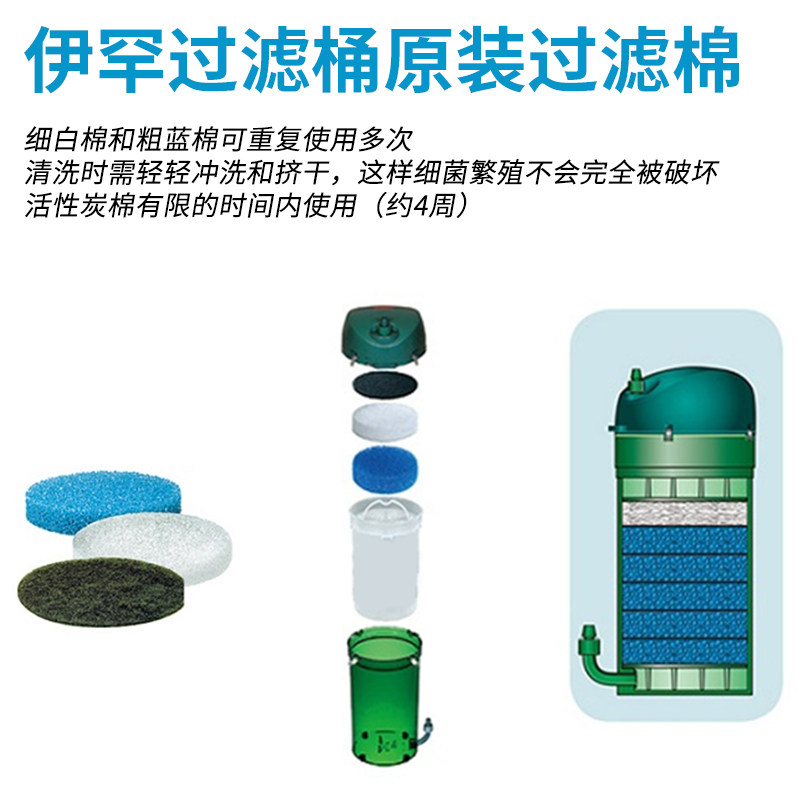 德国伊罕经典过滤桶配套过滤棉 细白棉桶棉EM250/350/600,淘宝优惠券,粉丝福利购,淘宝优惠卷