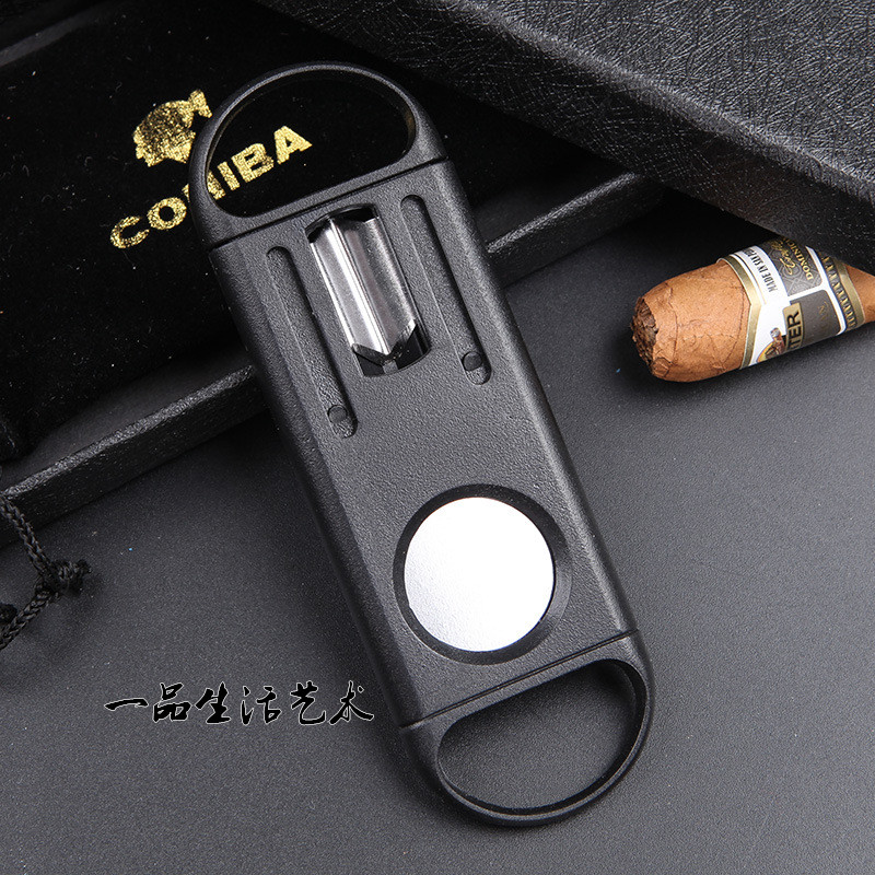 特价包邮COHIBA高希霸便携式两用雪茄刀 V形开孔器古巴雪茄专用剪 - 图0