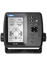 Onwa Weiwei guide KP128 fishing boat with GPS satellite navigation via latitude and longitude locator ship sea chart machine