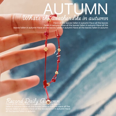 法式复古天然红宝石双层手链