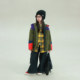 Utouto ລະດູຫນາວ patchwork jacketed hooded