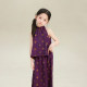 ເດັກຍິງຫູໃຫຍ່ຊ້າງຊຸດຈີນ Cheongsam 2026 Summer New Baoer ແບບແຫ່ງຊາດພິມ Halter Skirt ບາງຊຸດ
