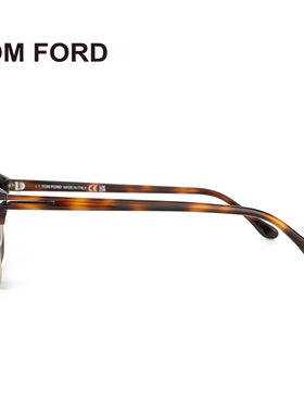 TOMFORD墨镜男女偏光2024新款玳瑁色眉框汤姆福特太阳眼镜 TF0248
