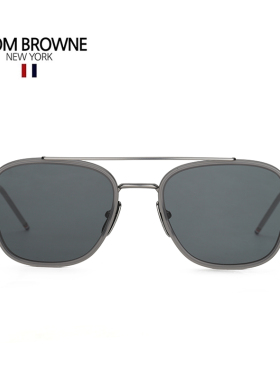 ThomBrowne眼镜新款汤姆布朗双梁太阳镜方形男遮阳墨镜女 UES800A