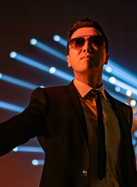 DONNIEYE疾速追杀4甄子丹同款墨镜硬汉飞行员双梁太阳眼镜DYS9011