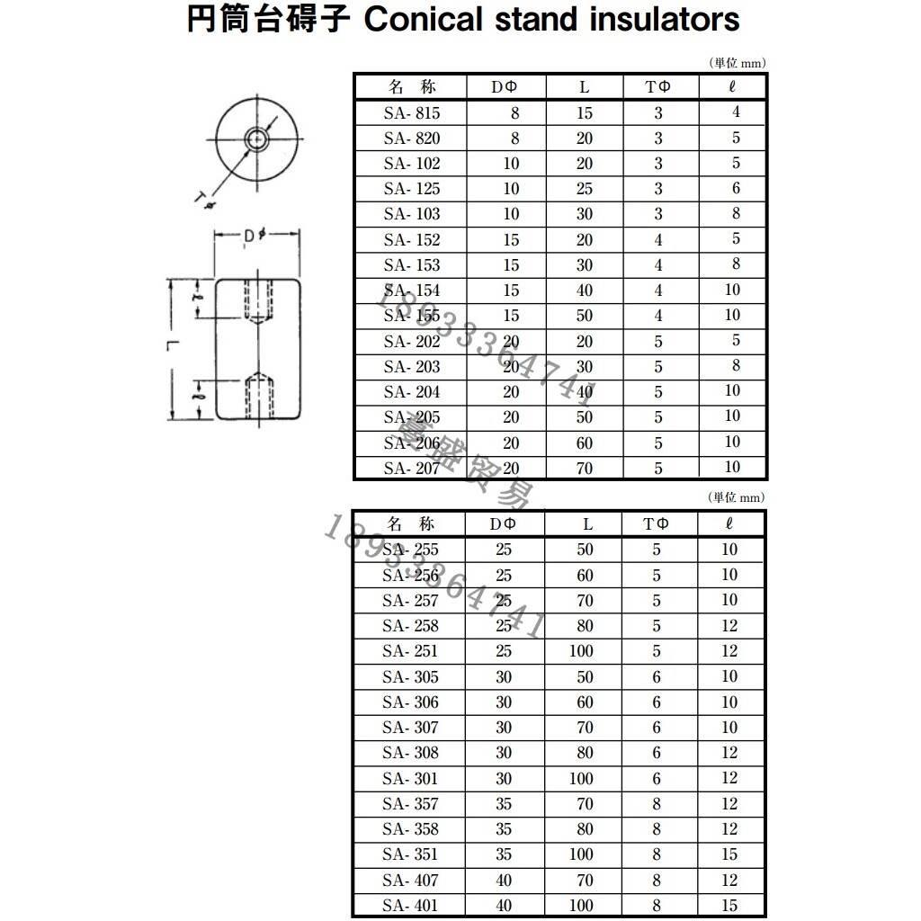 议价直拍不发：NITTO DENJI绝缘子MSC-4050 4060 4070 4080 4090 - 图0