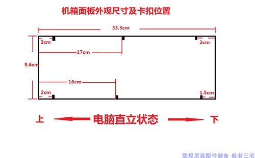 联想小机箱面板 thinkcentre Mseries前壳扬天M6420S M4300S面板-图3