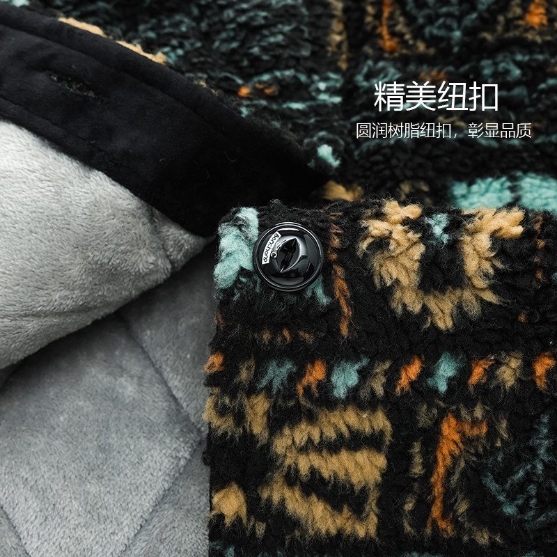 三昌2025秋冬季新款睡袍女士连帽中长款加厚印花设计家居服睡衣,淘宝优惠券,粉丝福利购,淘宝优惠卷