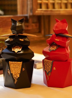 招财猫可连蓝牙家居树脂