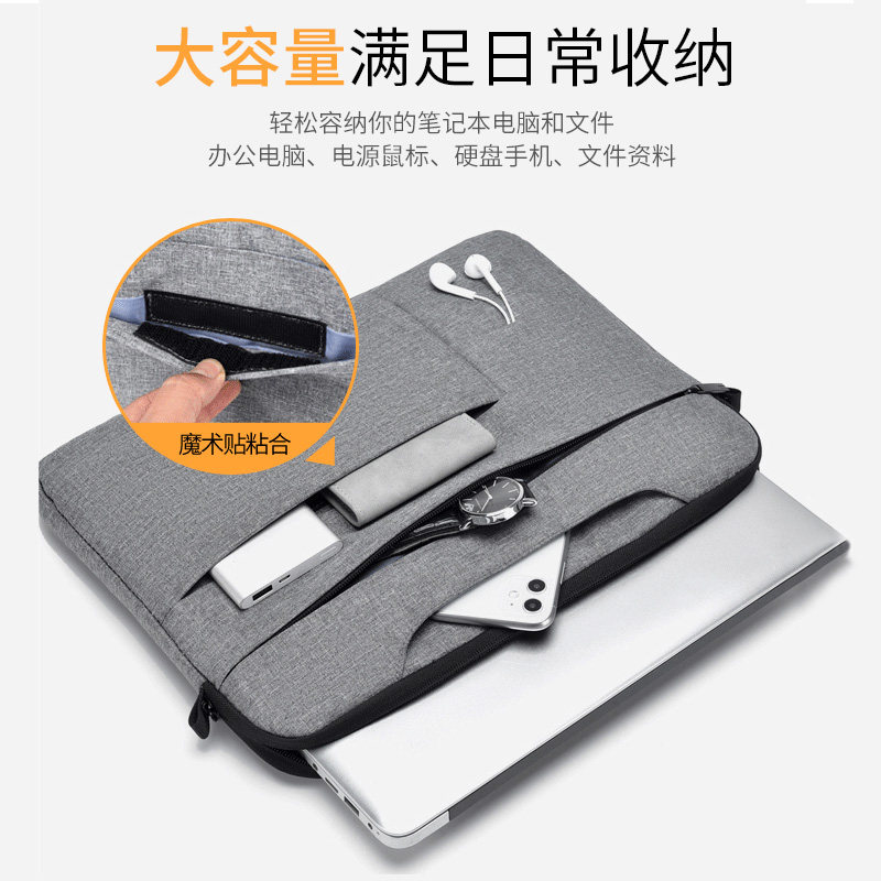 男士帆布单肩手提包15.6寸文件包 卡弗派男士包袋