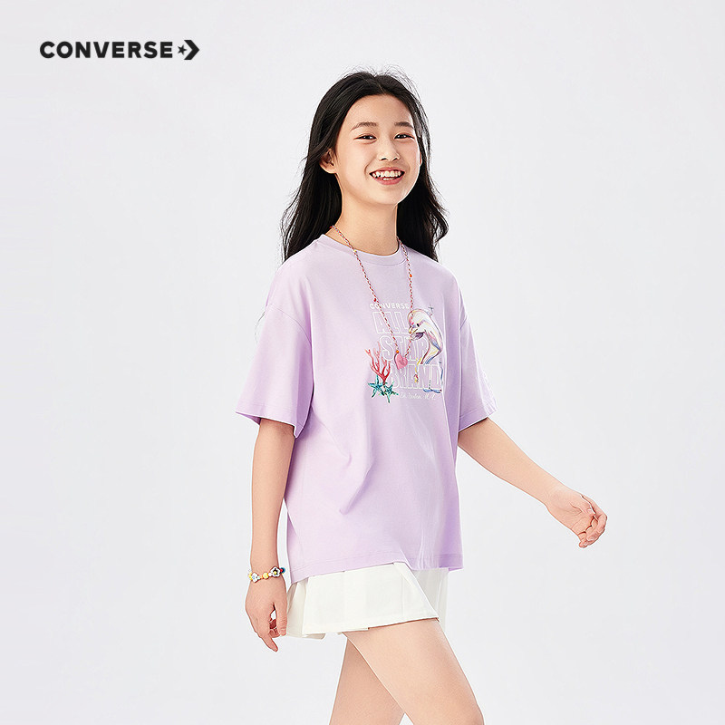 匡威2026夏季新款女童短袖T恤