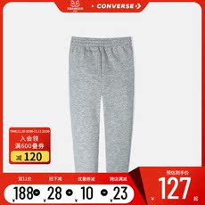детские штаны converse匡威童装2021冬季新款婴童女宝宝加绒裤子外穿儿童运动裤