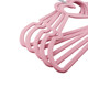 Household clothes without marks flocking hanger shoulder corner wardrobe storage and organizer love anti-slip clothes support