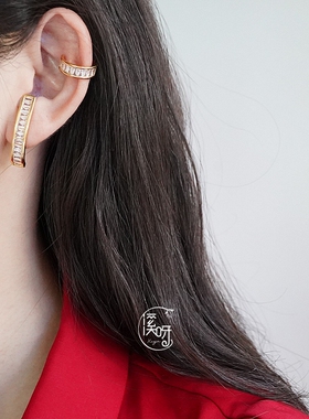 欧美风个性女士锆石耳饰earcuff