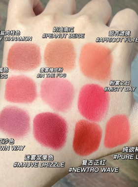 3ce柔雾管口红海盐肉桂哑光显色