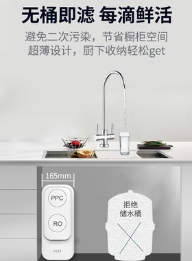 斑马鱼软水机反渗透直饮台上简约