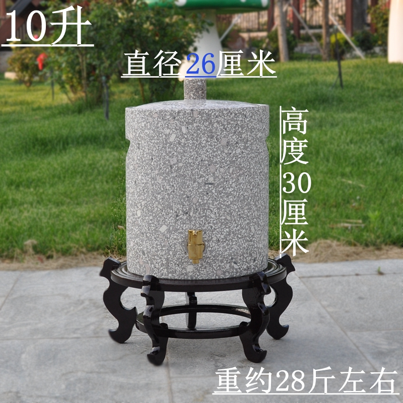 特级麦饭石水桶饮水机过滤纯天然非紫砂水缸水缸 茶道储水罐净化 - 图1
