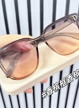 D家太阳镜女防紫外线开车大脸显瘦墨镜ins百搭高级感2025新款眼镜