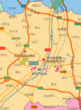 新版洛阳市地图不清晰可退