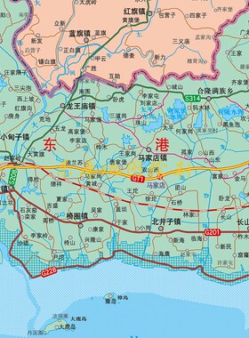 新版丹东市地图办公室不清晰可退