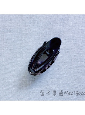 韩国东大门灰色KT猫豹纹复古千禧感高级品质可爱醋酸学院风发夹