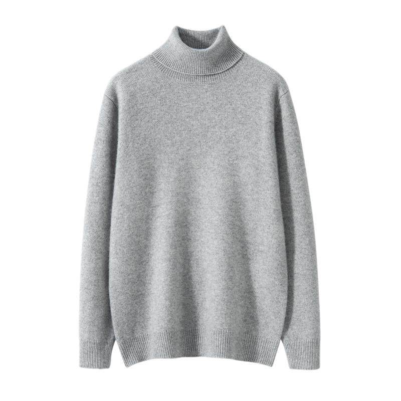 100%山羊绒衫男士高翻领毛衣商务休闲长袖套头针织衫秋冬保暖毛衣,淘宝优惠券,粉丝福利购,淘宝优惠卷