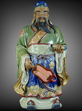 大师寿礼精品家居门风水石湾陶瓷