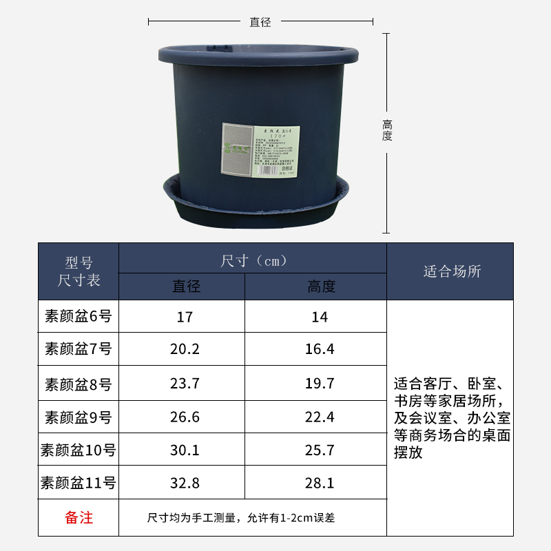 老花医推荐加厚花博士花盆家用园艺用品室内种菜排水排水透气可垂