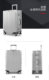 Luggage protective cover transparent dust cover