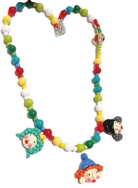 手作混色串珠小绵羊肥羊少女复古项链项圈女短款呆萌女宝软妹项链