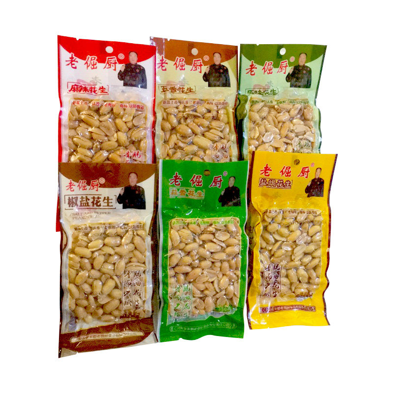 老倔厨150克*6袋装原味花生米 嘉特好食品花生