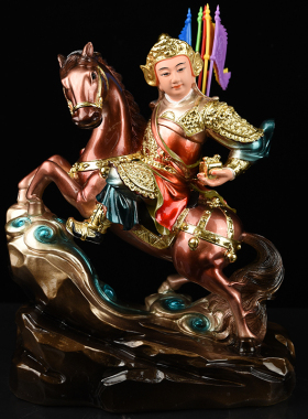 报马仙神像黄小跑传堂报马大灵童