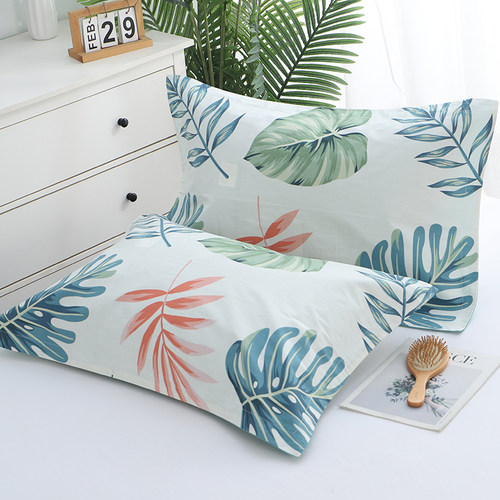 简约成人纯棉枕套一对装全棉单人枕头套男枕芯套内胆外套48x74cm - 图2