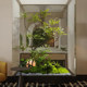 Simulated green plant landscaping combination window decoration