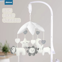 Infant bed bell rattle to lull you to sleep plush toy hanging bell baby rotating bed bell with stand ready product