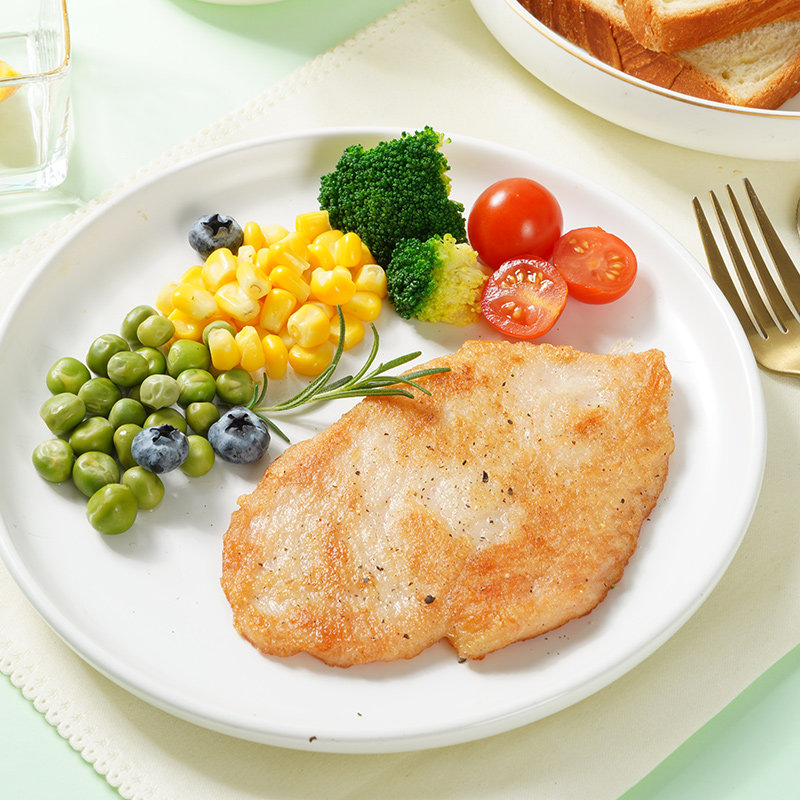 大希地香煎鸡排鸡胸肉冷冻非油炸汉堡鸡扒轻食空气炸锅半成品食材_虎窝淘
