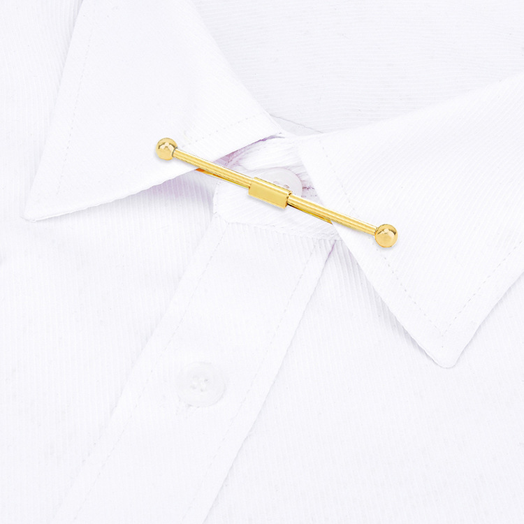 领针男衬衫领角装饰扣夹子正装配饰别针西服固定tie collar clip - 图1