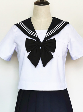 尖角大巨羽根领结衬衫女生领花日系学生水手服JK制服学院风蝴蝶结