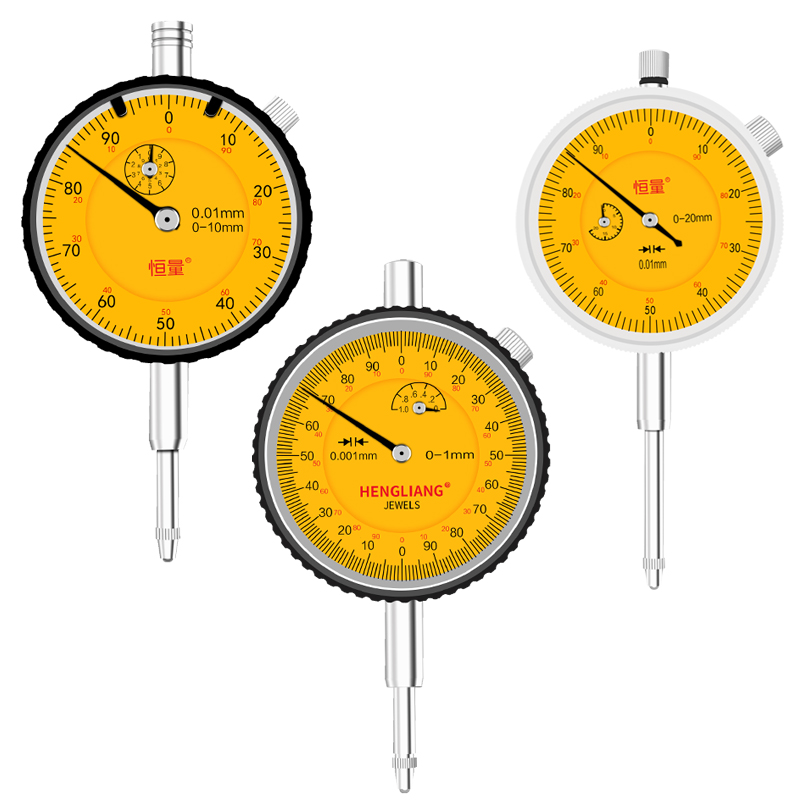 恒量百分表指示表0-5 0-10 0-50mm0.01高精度防震大行程测量表 - 图3