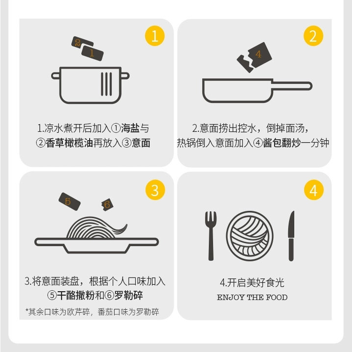 锋味派意大利面谢霆锋意面峰味派经典儿童番茄肉酱速食6盒装组合