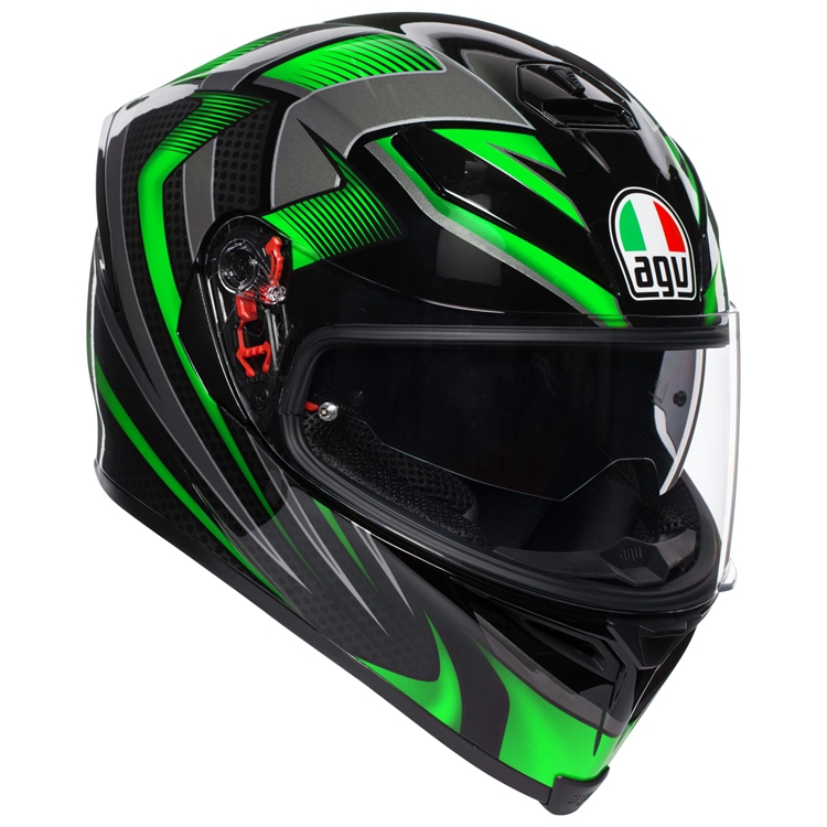 AGV K5 S 男女 双镜片 四季 赛跑车摩托机车通勤玻璃钢头盔安全帽 - 图3