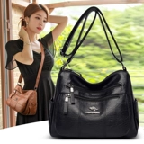 Кенгуру, сумка через плечо для матери, из натуральной кожи