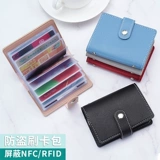 Маленький картхолдер для водительских прав, антимагнитный бумажник подходит для мужчин и женщин, вместительные и большые карточки, анти-кража, банковская карта, делается под заказ