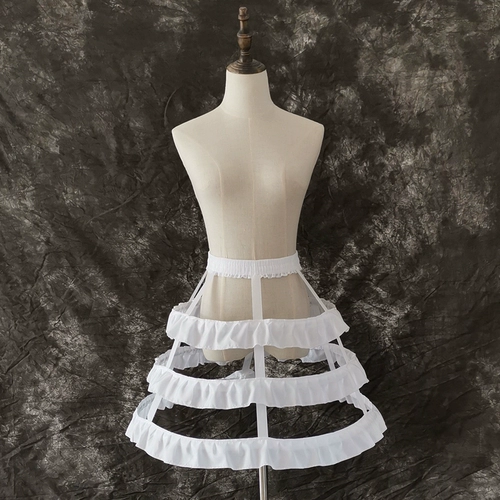 Новая 3 круга имеет костяную юбку Лолита, заправка весна и летняя колокольня, пустота, брюшная клетка, насильственная поддержка, насильственная поддержка