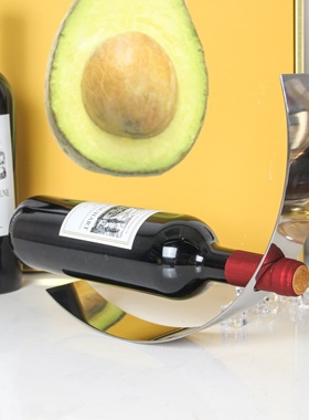 创意家用酒瓶架子葡萄酒架简约酒柜红酒架摆件展示架收纳架红酒托