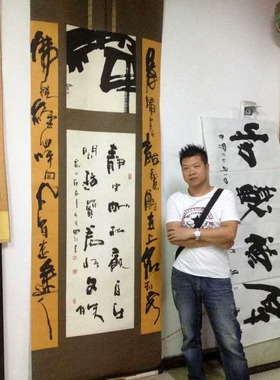 李思桂名家书法真迹客厅书房办公室名人字画毛笔字定制清音俗世流