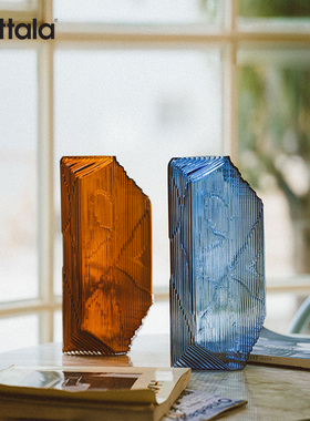 芬兰iittalaKartta简约玻璃摆件